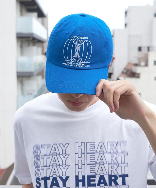 FFEIN（フェイン）の「【FFEIN(フェイン)】アートロゴ刺繍キャップ / 刺繍 深めキャップ（キャップ・メンズ・レッド/ブラウン/イエロー/ブラック/ブルー/ネイビー・FREE）」の4枚目の写真