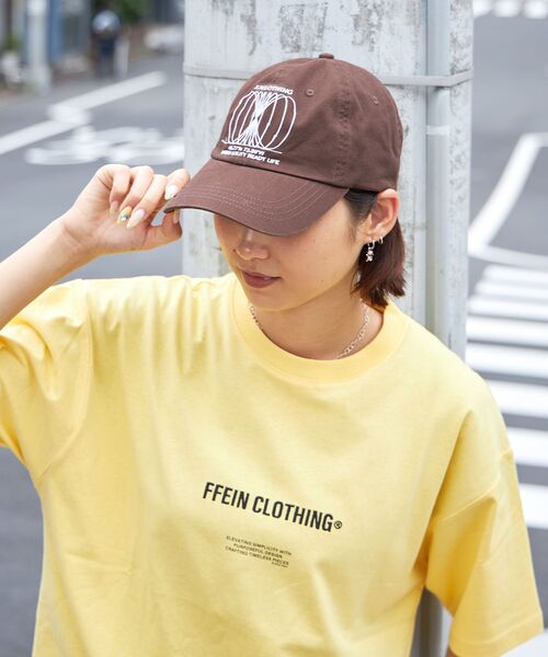 FFEIN（フェイン）の「【FFEIN(フェイン)】アートロゴ刺繍キャップ / 刺繍 深めキャップ（キャップ・メンズ・レッド/ブラウン/イエロー/ブラック/ブルー/ネイビー・FREE）」の10枚目の写真