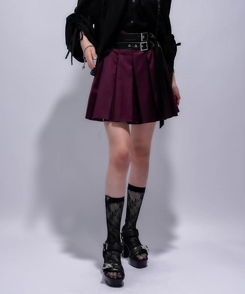 HARE（ハレ）の「ダブルベルトスカパン(HARE)（その他パンツ・レディース・パープル/ブラック・FREE）」の10枚目の写真