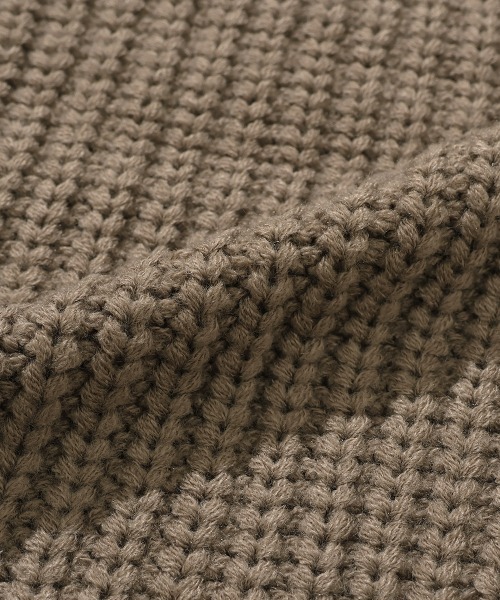 KRIFF MAYER Lady's Collection（クリフメイヤーレディースコレクション）の「【柔らかい･襟付き】コーデュロイドッキングニット（ニット/セーター・レディース・ベージュ/オレンジ/ネイビー/ライトグレー・MEDIUM/LARGE）」の13枚目の写真