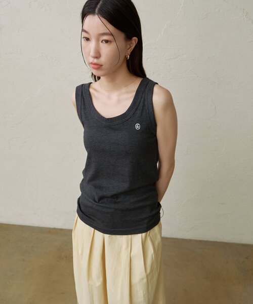 『本日5/6限定価格』刺繍入りタンクトップ 本日5/6限定価格』刺繍入りタンクトップ セール】刺繍タンク