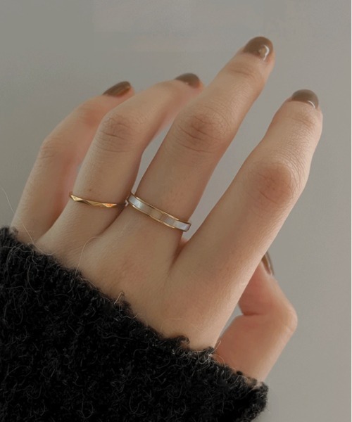 E&C closet…(イーアンドシークローゼット)の「多面カットリング(リング・レディース・シルバー/ゴールド/ピンクゴールド・4/5/6/7/8/9/10)」の10枚目の写真