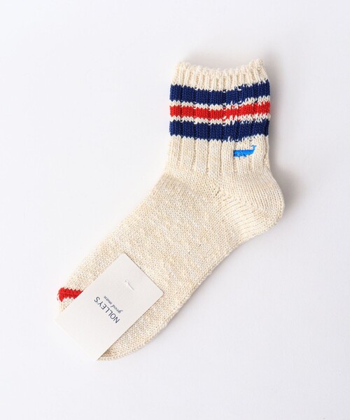 NOLLEY’S（ノーリーズ）の「【ANONYMOUSISM/ アノニマスイズム】別注クジラクォーターラインソックス（ソックス/靴下・メンズ・ブルー系その他6/グレー系その他/ホワイト系その他2/ホワイト系その他3・FREE）」の5枚目の写真