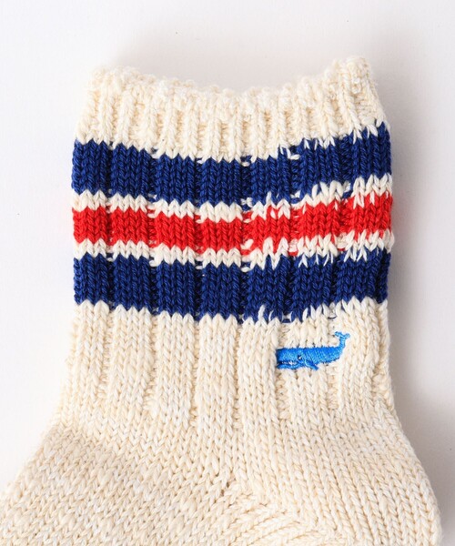 NOLLEY’S（ノーリーズ）の「【ANONYMOUSISM/ アノニマスイズム】別注クジラクォーターラインソックス（ソックス/靴下・メンズ・ブルー系その他6/グレー系その他/ホワイト系その他2/ホワイト系その他3・FREE）」の6枚目の写真