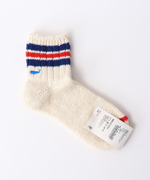 NOLLEY’S（ノーリーズ）の「【ANONYMOUSISM/ アノニマスイズム】別注クジラクォーターラインソックス（ソックス/靴下・メンズ・ブルー系その他6/グレー系その他/ホワイト系その他2/ホワイト系その他3・FREE）」の8枚目の写真