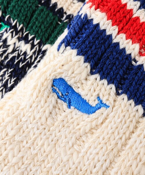 NOLLEY’S（ノーリーズ）の「【ANONYMOUSISM/ アノニマスイズム】別注クジラクォーターラインソックス（ソックス/靴下・メンズ・ブルー系その他6/グレー系その他/ホワイト系その他2/ホワイト系その他3・FREE）」の14枚目の写真