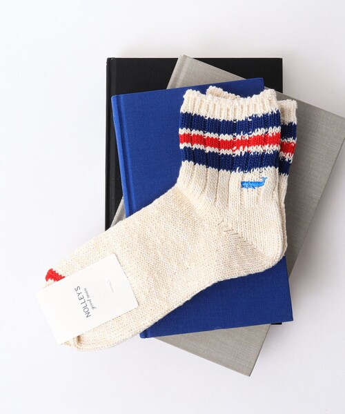 NOLLEY’S（ノーリーズ）の「【ANONYMOUSISM/ アノニマスイズム】別注クジラクォーターラインソックス（ソックス/靴下・メンズ・ブルー系その他6/グレー系その他/ホワイト系その他2/ホワイト系その他3・FREE）」の15枚目の写真