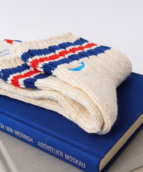 NOLLEY’S（ノーリーズ）の「【ANONYMOUSISM/ アノニマスイズム】別注クジラクォーターラインソックス（ソックス/靴下・メンズ・ブルー系その他6/グレー系その他/ホワイト系その他2/ホワイト系その他3・FREE）」の16枚目の写真