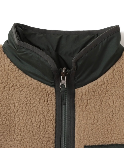 THE NORTH FACE(ザノースフェイス)の「THE NORTH FACE Reversible Extreme Pile Fleece Jacket / ザ・ノース・フェイス リバーシブル エクストリーム パイル フリース ジャケット(その他アウター・メンズ・カーキ/ホワイト・S/M/L/XL)」の6枚目の写真