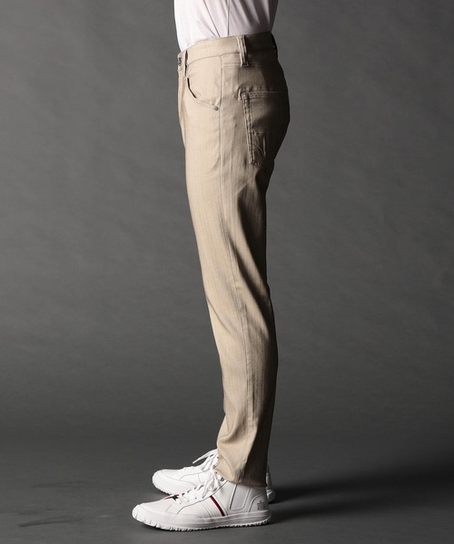 NICOLE CLUB FOR MEN(ニコルクラブフォーメン)の「ガムストレッチヘリンボンパンツ(その他パンツ・メンズ・オフホワイト/ネイビー系/ブラック/ベージュ・MEDIUM/LARGE/X-LARGE/SMALL)」の9枚目の写真