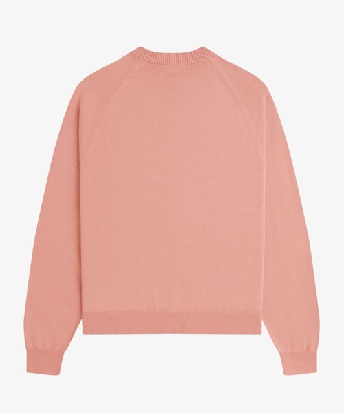 FRED PERRY(フレッドペリー)の「Crew Neck Jumper/クルーネックニット(ニット/セーター・レディース・ブラック/ピンク・10)」の9枚目の写真