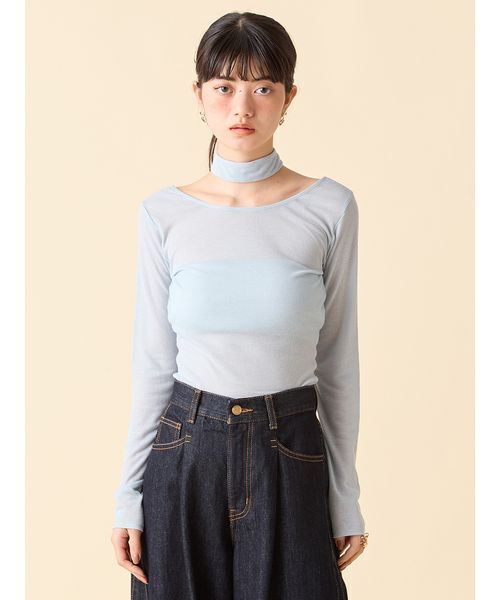 セール】【LILY BROWN Lingerie】バンドゥ付き2wayボディスーツ（T