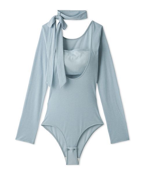 セール】【LILY BROWN Lingerie】バンドゥ付き2wayボディスーツ（T