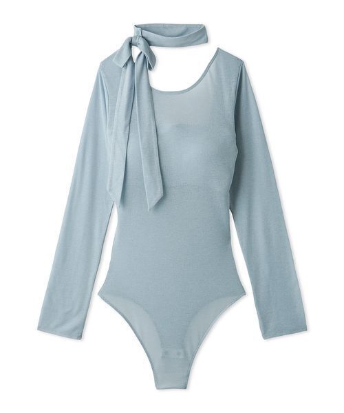 LILY BROWN（リリーブラウン）の「【LILY BROWN Lingerie】バンドゥ付き2wayボディスーツ（Tシャツ/カットソー・レディース・オフホワイト/チャコールグレー/ライトブルー・F）」の22枚目の写真