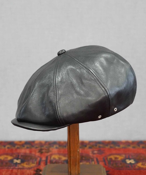 LEATHER BIG CASQUETTE（キャスケット）｜MRFATMAN（ミスター