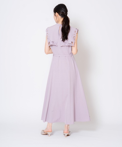 NOELA（ノエラ）の「【15周年】カットワークカラーワンピース（ワンピース・レディース・ラベンダー/チャコールグレー・M/S）」の10枚目の写真