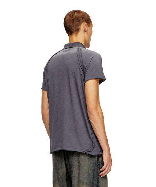 DIESEL(ディーゼル)の「メンズ ポロシャツ T-NORY(ポロシャツ・メンズ・グレー・XXX-LARGE/MEDIUM/X-LARGE/SMALL/X-SMALL/XX-LARGE/LARGE)」の2枚目の写真