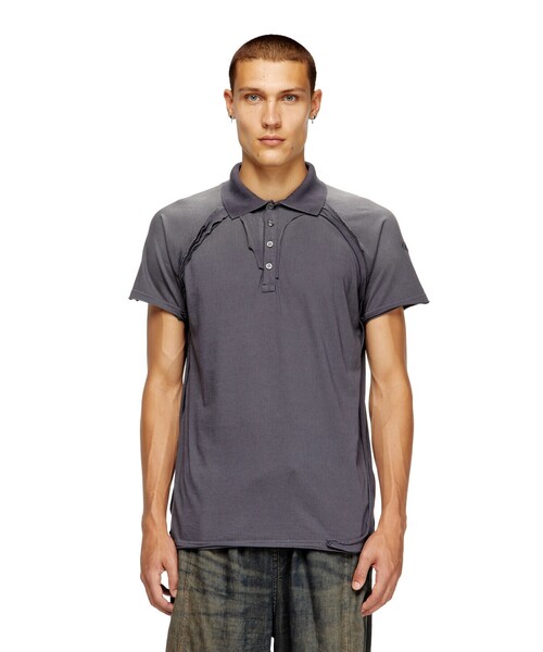 DIESEL(ディーゼル)の「メンズ ポロシャツ T-NORY(ポロシャツ・メンズ・グレー・XXX-LARGE/MEDIUM/X-LARGE/SMALL/X-SMALL/XX-LARGE/LARGE)」の5枚目の写真