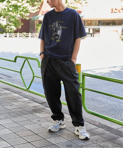 VENCEEXCHANGE(ヴァンスエクスチェンジ)の「THE BEATLES ザ ビートルズ Members sign Tシャツ(Tシャツ/カットソー・メンズ・オフホワイト/チャコール/ネイビー・M/L)」の6枚目の写真