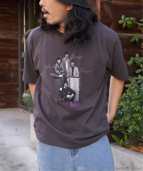 VENCEEXCHANGE(ヴァンスエクスチェンジ)の「THE BEATLES ザ ビートルズ Members sign Tシャツ(Tシャツ/カットソー・メンズ・オフホワイト/チャコール/ネイビー・M/L)」の16枚目の写真