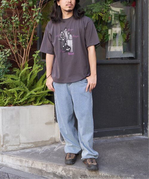 VENCEEXCHANGE(ヴァンスエクスチェンジ)の「THE BEATLES ザ ビートルズ Members sign Tシャツ(Tシャツ/カットソー・メンズ・オフホワイト/チャコール/ネイビー・M/L)」の17枚目の写真