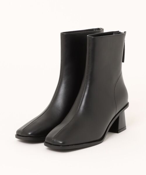 Doux archives（ドゥアルシーヴ）の「スクエアトゥブーツ（ブーツ・レディース・ブラック/ブラウン・SMALL/MEDIUM/LARGE）」の11枚目の写真