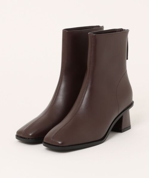 Doux archives（ドゥアルシーヴ）の「スクエアトゥブーツ（ブーツ・レディース・ブラック/ブラウン・SMALL/MEDIUM/LARGE）」の10枚目の写真