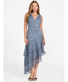 SL Loren Emb Tiered Dress