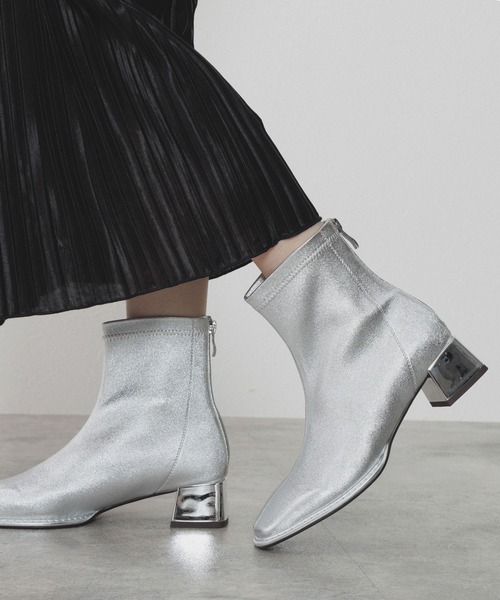 NICAL（ニカル）の「【NICAL】バイカラーヒールストレッチブーツ/ 554417（ブーツ・レディース・ブラック/シルバー/ネイビー・SMALL/LARGE/X-LARGE/MEDIUM）」の13枚目の写真