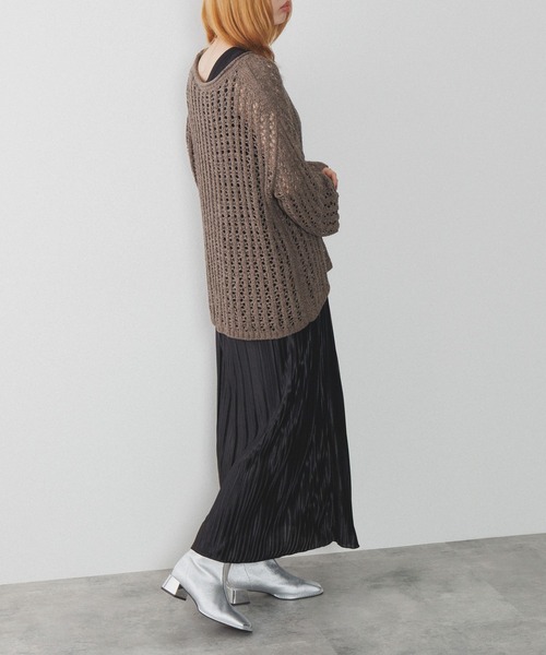 NICAL（ニカル）の「【NICAL】バイカラーヒールストレッチブーツ/ 554417（ブーツ・レディース・ブラック/シルバー/ネイビー・SMALL/LARGE/X-LARGE/MEDIUM）」の4枚目の写真