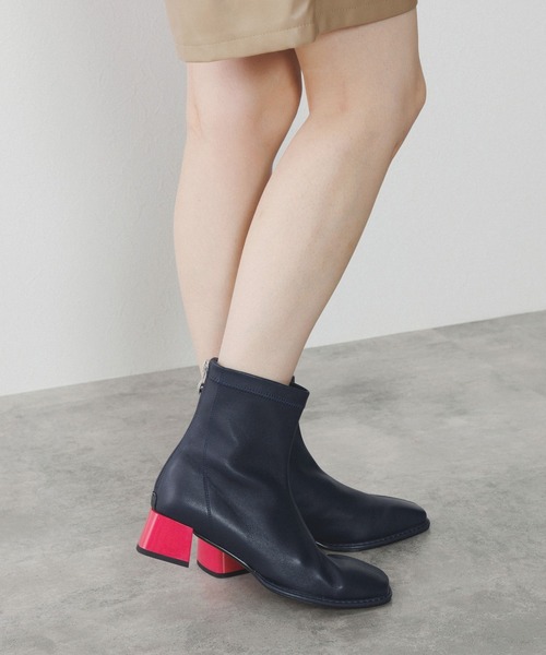 NICAL（ニカル）の「【NICAL】バイカラーヒールストレッチブーツ/ 554417（ブーツ・レディース・ブラック/シルバー/ネイビー・SMALL/LARGE/X-LARGE/MEDIUM）」の8枚目の写真