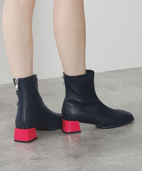 NICAL（ニカル）の「【NICAL】バイカラーヒールストレッチブーツ/ 554417（ブーツ・レディース・ブラック/シルバー/ネイビー・SMALL/LARGE/X-LARGE/MEDIUM）」の18枚目の写真