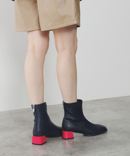 NICAL（ニカル）の「【NICAL】バイカラーヒールストレッチブーツ/ 554417（ブーツ・レディース・ブラック/シルバー/ネイビー・SMALL/LARGE/X-LARGE/MEDIUM）」の20枚目の写真