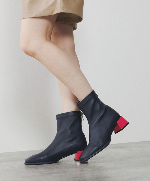 NICAL（ニカル）の「【NICAL】バイカラーヒールストレッチブーツ/ 554417（ブーツ・レディース・ブラック/シルバー/ネイビー・SMALL/LARGE/X-LARGE/MEDIUM）」の5枚目の写真