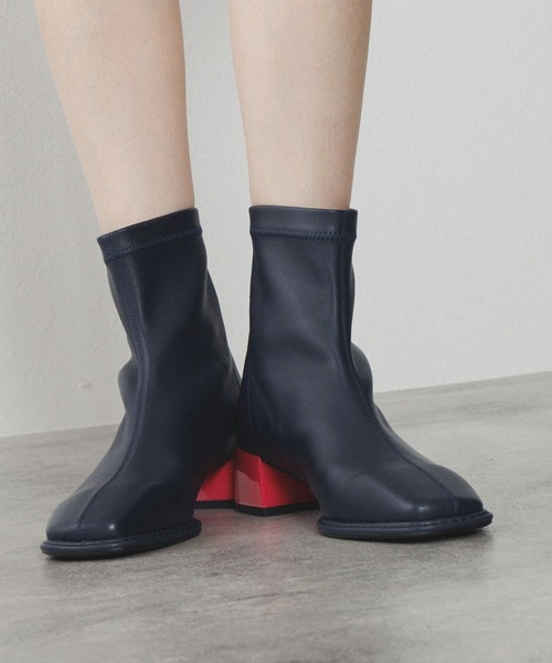 NICAL（ニカル）の「【NICAL】バイカラーヒールストレッチブーツ/ 554417（ブーツ・レディース・ブラック/シルバー/ネイビー・SMALL/LARGE/X-LARGE/MEDIUM）」の14枚目の写真