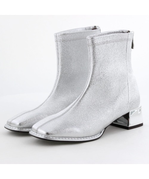 NICAL（ニカル）の「【NICAL】バイカラーヒールストレッチブーツ/ 554417（ブーツ・レディース・ブラック/シルバー/ネイビー・SMALL/LARGE/X-LARGE/MEDIUM）」の15枚目の写真