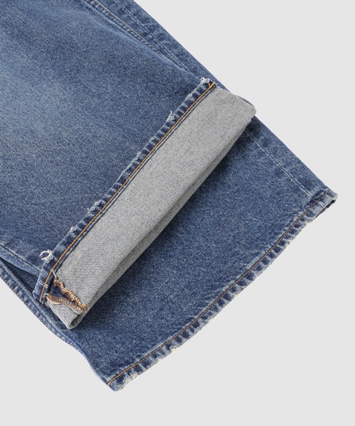 MASU(エムエーエスユー)の「MB BAGGY JEANS USED(デニムパンツ・メンズ・インディゴブルー/ブラック・44/46)」の6枚目の写真
