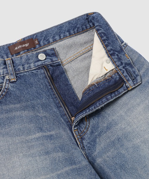 MASU(エムエーエスユー)の「MB BAGGY JEANS USED(デニムパンツ・メンズ・インディゴブルー/ブラック・44/46)」の9枚目の写真