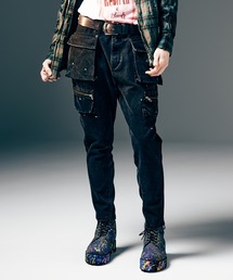 glamb（グラム）の「【glamb】ニックリブオーバーオール/Nick rib