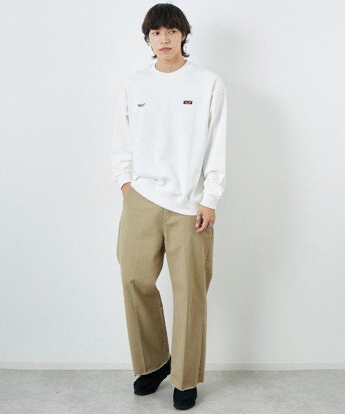 NANGA（ナンガ）の「[NANGA/ナンガ] 別注 バック刺繍ロゴ クルーネックスウェット（スウェット・レディース・ブラック/ホワイト・S/M/L）」の21枚目の写真