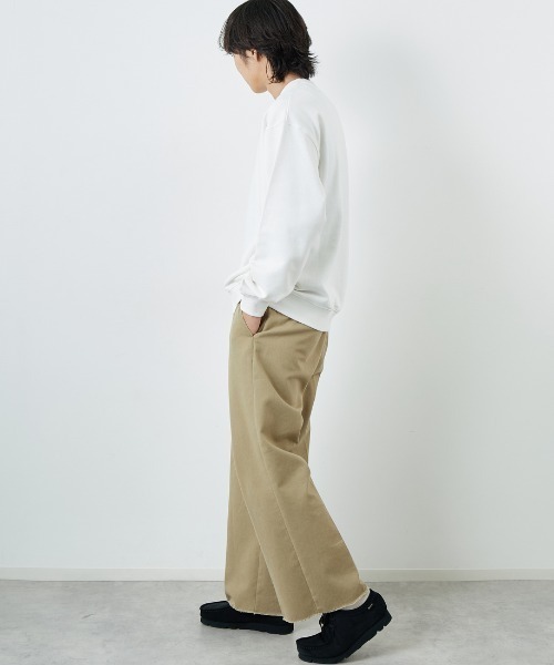 NANGA（ナンガ）の「[NANGA/ナンガ] 別注 バック刺繍ロゴ クルーネックスウェット（スウェット・レディース・ブラック/ホワイト・S/M/L）」の22枚目の写真