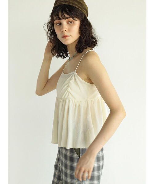 FIKA.(フィーカ)の「Velour camisole bustier(その他トップス・レディース・アイボリー/ブラック・MEDIUM)」の22枚目の写真