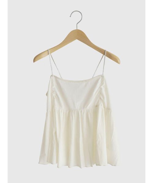 FIKA.(フィーカ)の「Velour camisole bustier(その他トップス・レディース・アイボリー/ブラック・MEDIUM)」の4枚目の写真