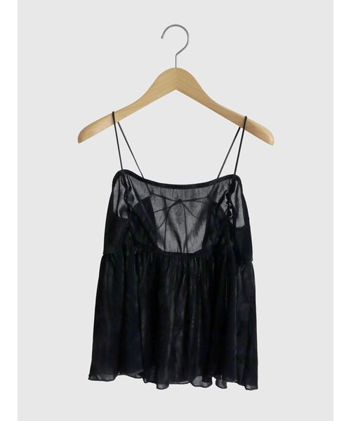 FIKA.(フィーカ)の「Velour camisole bustier(その他トップス・レディース・アイボリー/ブラック・MEDIUM)」の3枚目の写真
