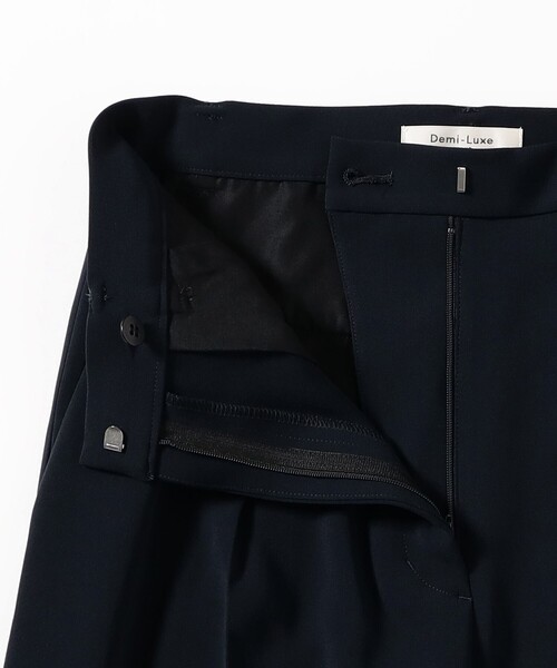 Demi-Luxe BEAMS（デミルクス ビームス）の「【2/5再値下げ】トリアセ スリムパンツ［手洗い可］（スラックス・レディース・ネイビー/ブラック/オフホワイト・36/40/38）」の20枚目の写真