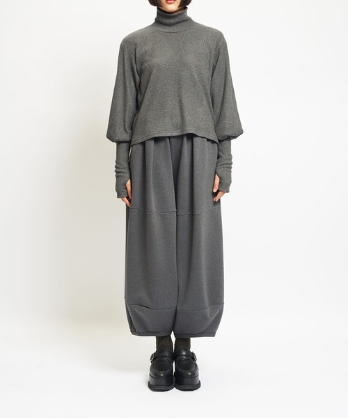 gomme(ゴム)の「ウォームポンチ バルーンパンツ(その他パンツ・レディース・グレー/ブラック/パープル・MEDIUM)」の18枚目の写真