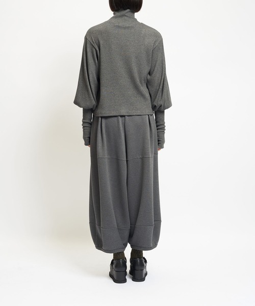 gomme(ゴム)の「ウォームポンチ バルーンパンツ(その他パンツ・レディース・グレー/ブラック/パープル・MEDIUM)」の19枚目の写真