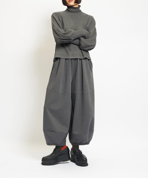 gomme(ゴム)の「ウォームポンチ バルーンパンツ(その他パンツ・レディース・グレー/ブラック/パープル・MEDIUM)」の16枚目の写真