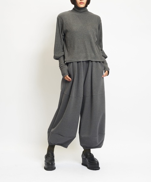 gomme(ゴム)の「ウォームポンチ バルーンパンツ(その他パンツ・レディース・グレー/ブラック/パープル・MEDIUM)」の17枚目の写真