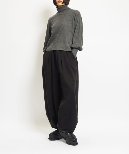 gomme(ゴム)の「ウォームポンチ バルーンパンツ(その他パンツ・レディース・グレー/ブラック/パープル・MEDIUM)」の8枚目の写真